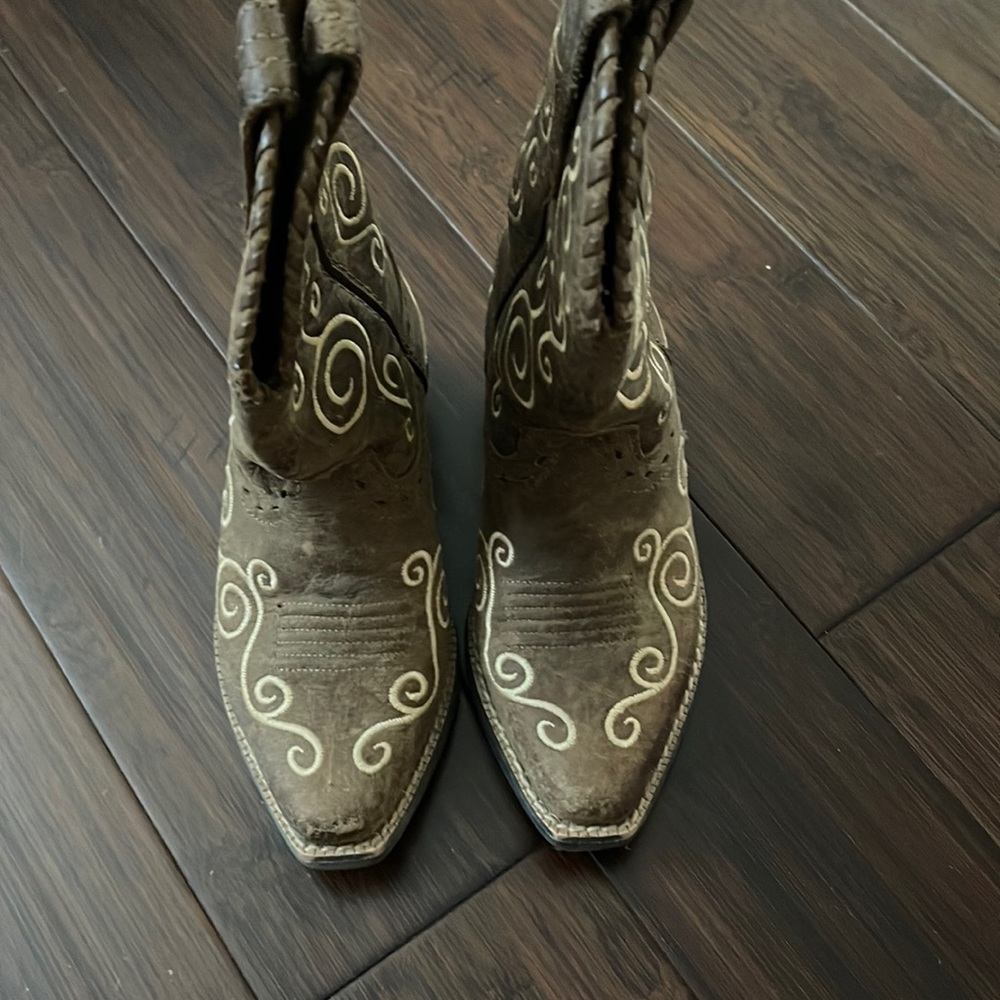 Ariat toddler slip on cowboy boots